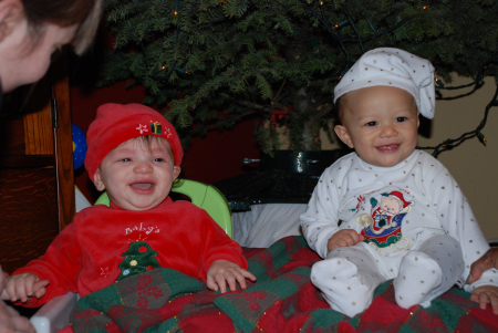 Grandsons first Christmas 2008
