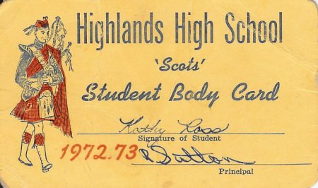 Student Body Card