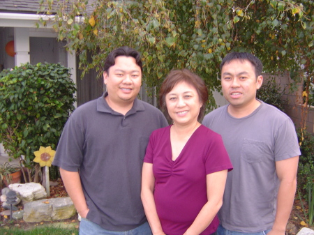 Kev, His Mom, Frances, and Mike