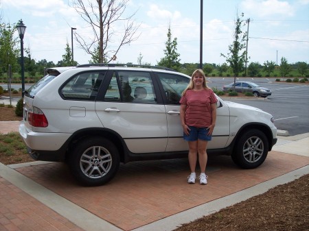 Me - standing by the BMW X5 I won!