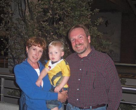 Me, grandson Tate, and Jim