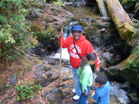 Alissa,daniel, and me hiking