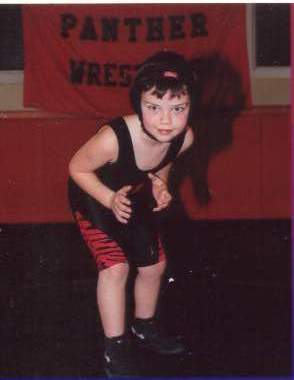 My son during wrestling!