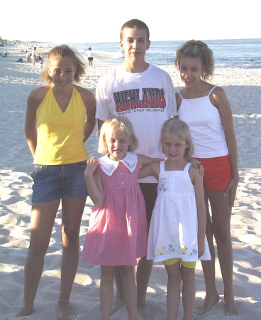 Sean, Ashley, Katie, Casey and Courtney 2000
