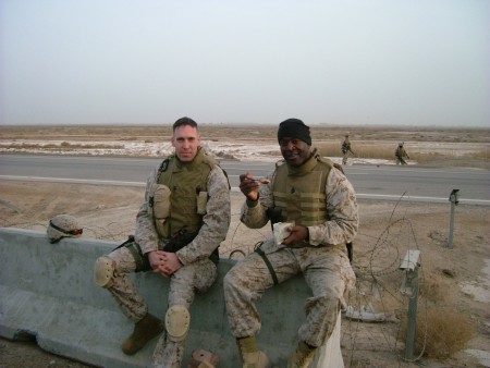 Break in Fallujah Iraq