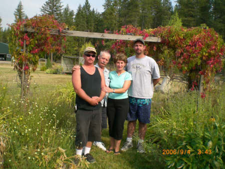 The Hulce's. Patrick, wife Thyra and boys Dave and Marty