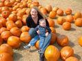 At the Pumkin Patch with Dylan