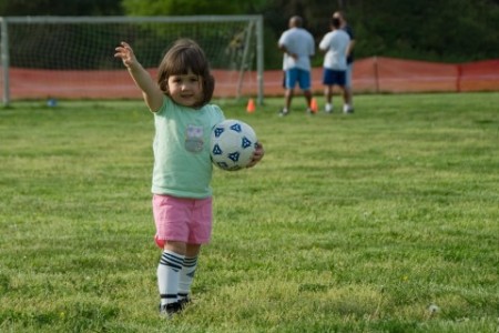 Jillian at soccer