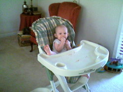 Chillin in the High Chair Watching Disney