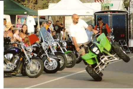 Stuntin at Gateway to Sturgis Evanston, WY 2005