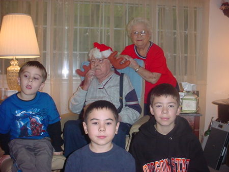 My Grandparents and boys!