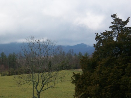 Mountains across from my house