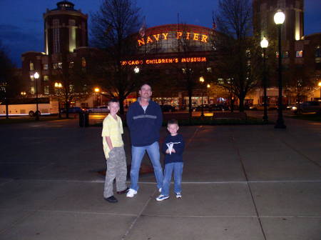 Me and my sons in Chicago