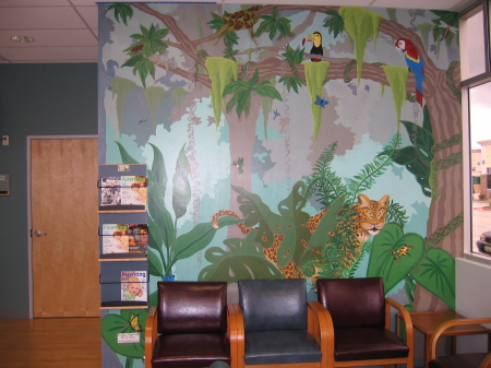 Waiting room at Valencia Pediatrics