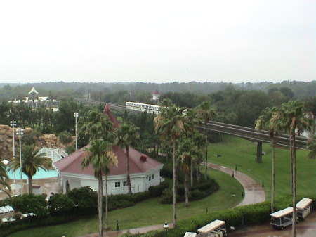 View from the Balcony-Grand Floridian, DisneyWorld, Fla.