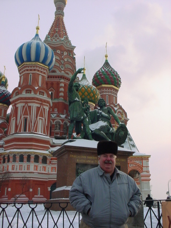 Bruce at St. Basil's Cathedral