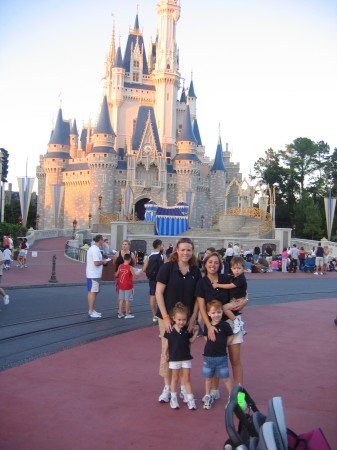 Me & Zoe in Disneyworld with Cynthia Carroll and her sons Erik & Christian October 2006