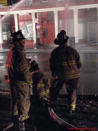 Engine-3 crew outside building