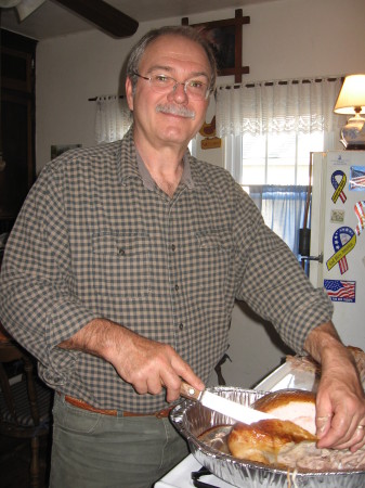 Jim on Thanksgiving 2008 at his mom's house in