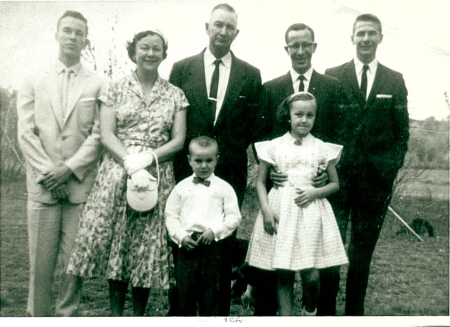 1961 family Easter picture