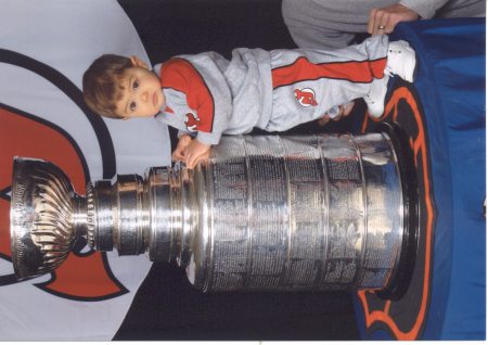 Evan and the cup
