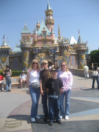 Me & my kids at  Disneyland