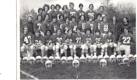 Port Jefferson JV Football team 1977