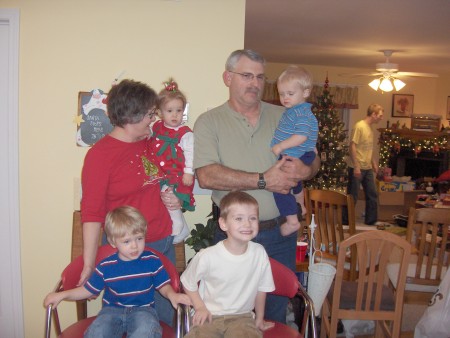 Grandkids, Christmas 08