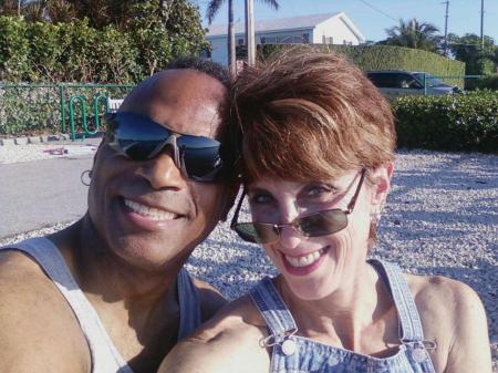 CAREN AND TONY AT PALM BEACH FLORIDA