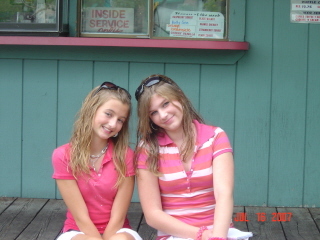 My daughter (R) and friend in Grand Haven