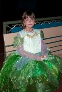 Samantha is 7. This was in Disney.