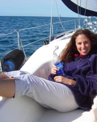 Sailing on Lake Michigan