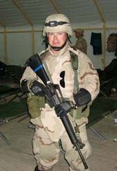 Son Tony in Iraq
