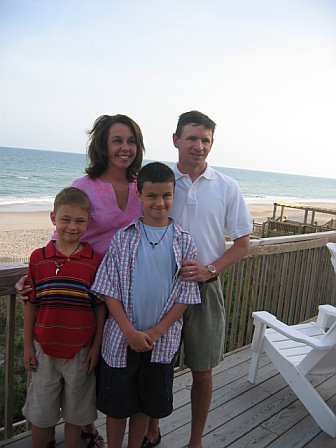 Our whole family in Topsail