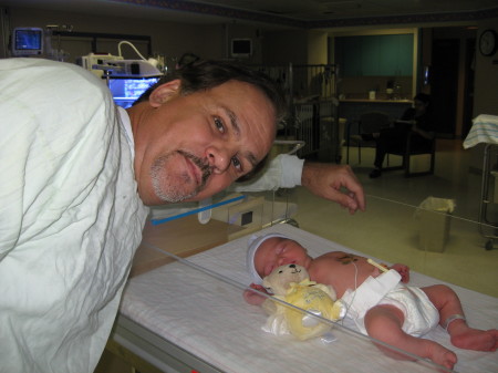 Grandpa with Jillian, born 8-22-06.