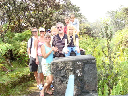 Family Hike near the Volcano, Big Island Hawai