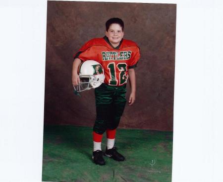 Here's my son Andrew playing football in 2005