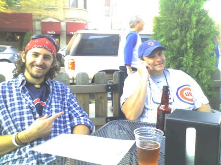 Cubs run in 2007 with son number one, Jake.