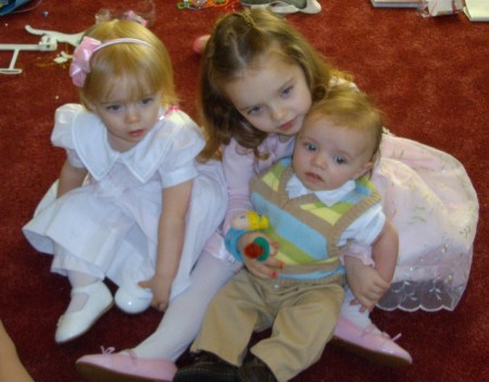 beautiful grandkids,   Easter