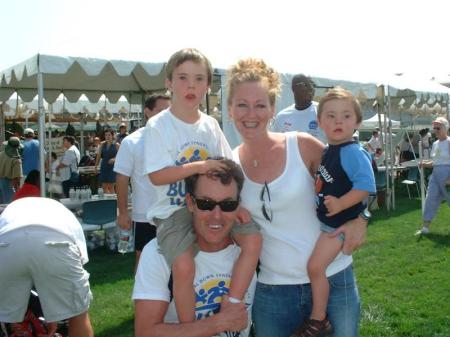 Me and Daniel w/ Scrubs actor at Down Syndrome Buddy Walk