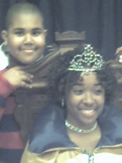 Youngest son and daughter (Miss GWHS)
