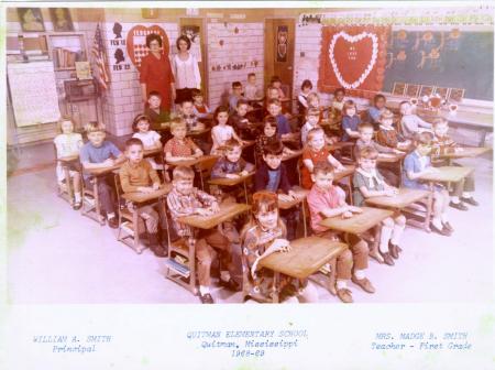 Mrs. Smith's 1st Grade Class, 1968-69