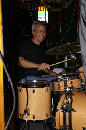 Still playing drums "Blind Willies" in Atlanta Dec 2006