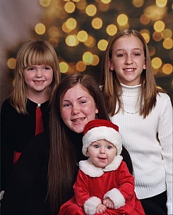 My Four Girls Christmas 2005