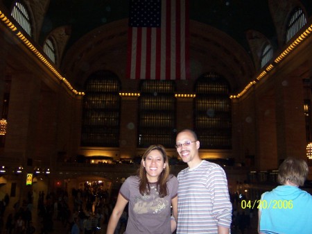 Tony & I at Grand Central, NYC