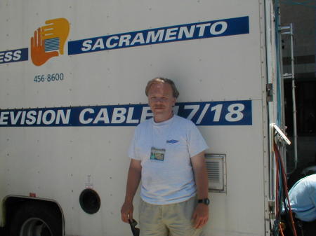 Me at work for the network In Sacramento