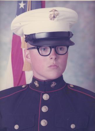 Me in 1973 quit junior year and joined Marine Corps