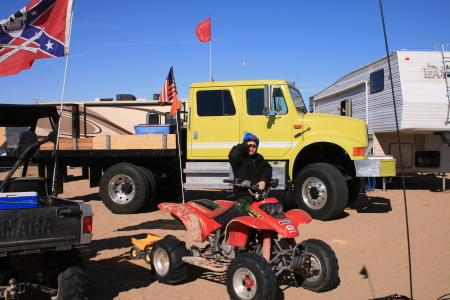 My bike Glamis Dec 08