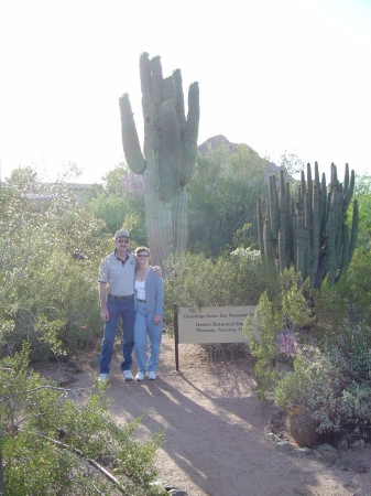 Steve and Karen, Desert Botanical Gardens, (Phoenix, AZ),May 2005