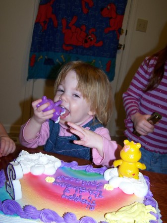 Nothin better than a toy covered in icing!!!